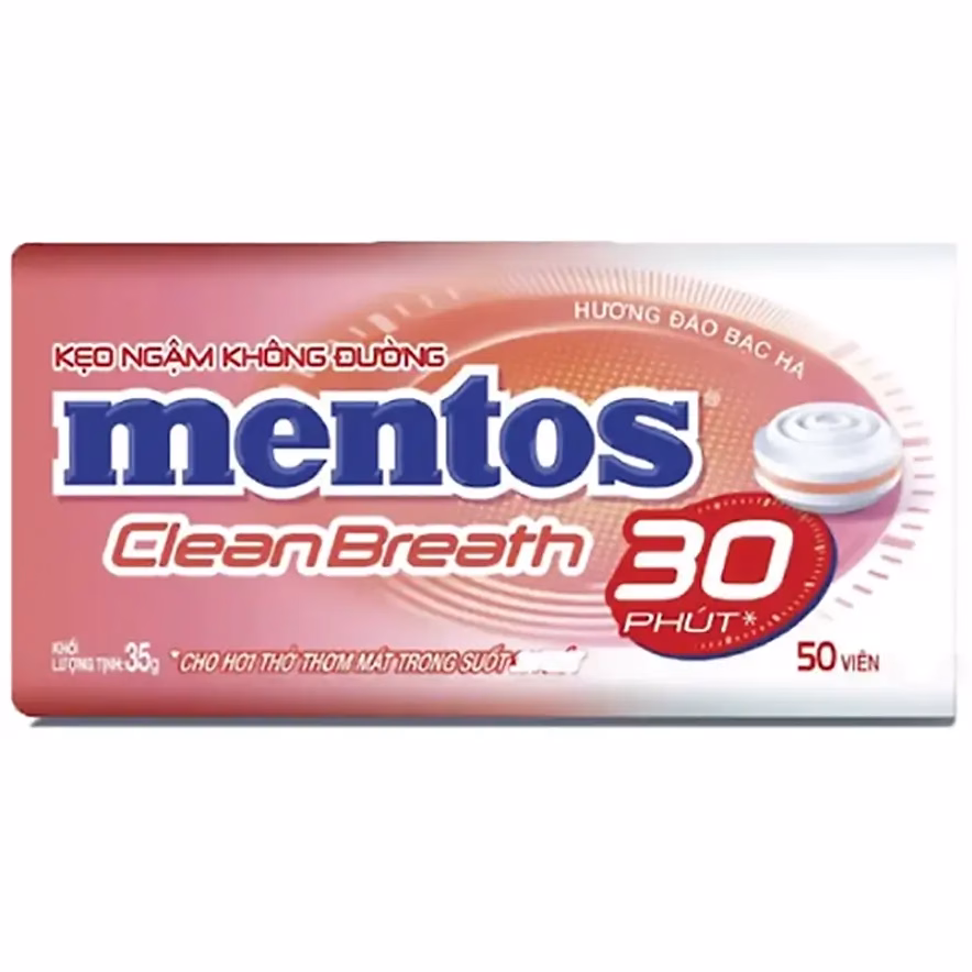 قرص خوشبوکننده دهان منتوس با طعم پرتقال قوطی فلزی ۳۵ گرمی Mentos Orange Mouth Freshener Tablets Metal Tin 35g