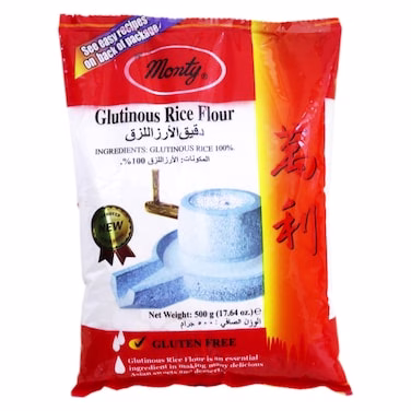 آرد برنج گلوتینوس مونتی 500 گرمی
