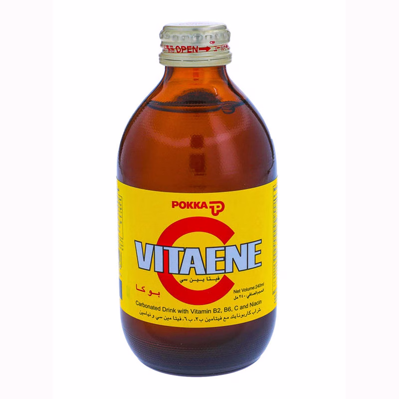 نوشیدنی گازدار ویتائین سی پوکا 240 میلیلیتر