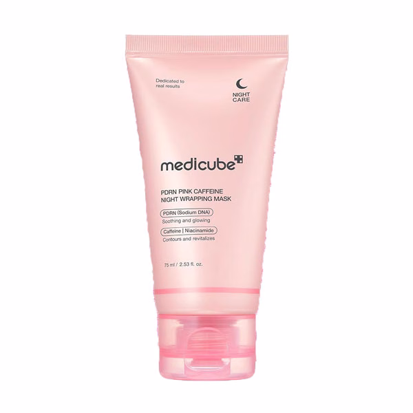 ماسک شب کافئین PDRN مدی کیوب 75 میل Medicube PDRN Caffeine Sleeping Mask 75ml