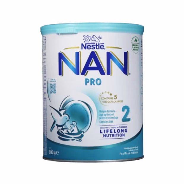 شیر خشک نان پرو 2 800 گرمی Nestle Nan Pro 2 Infant Formula 800g