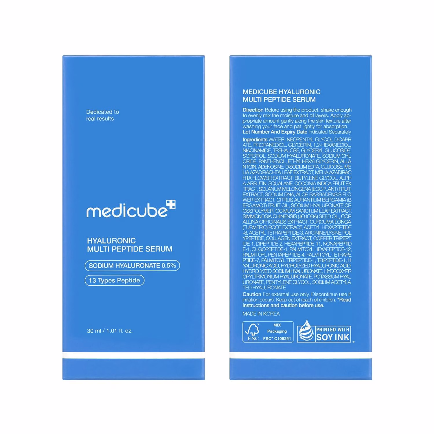 سرم آبرسان و جوانساز هیالورونیک اسید مولتی پپتاید 30 میل مدی کیوب Medicube Hyaluronic Acid Multi-Peptide Youthful Hydration Serum 30ml