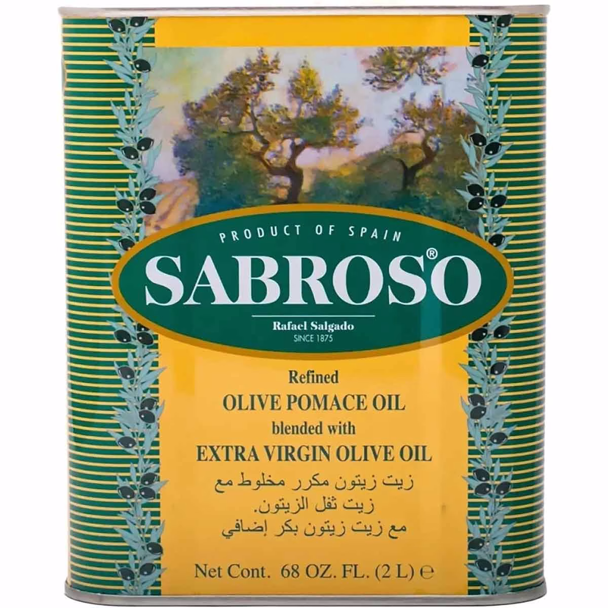 روغن زیتون 2 لیتر سابروسو Sabroso Olive Oil 2 Liter