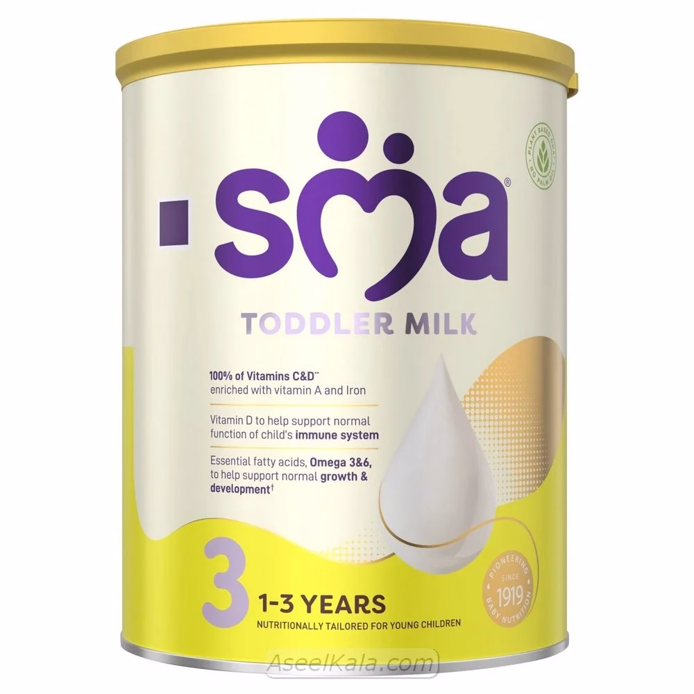 شیر خشک تادلمیلک (Toddler Milk) اس ام ای پرو ۳ برای ۱ تا ۳ سال ۸۰۰ گرم SMA Toddler Milk 1-3 Years Stage 3 Formula 800g