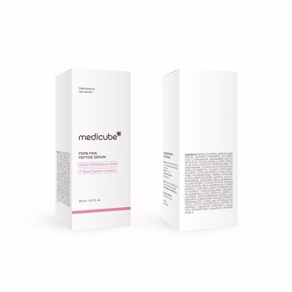 سرم جوانساز روشن کننده پپتاید و PDRN مدی کیوب ۱۰۰ میل Medicube Peptide 100 PDRN Brightening Youth Serum 100ml