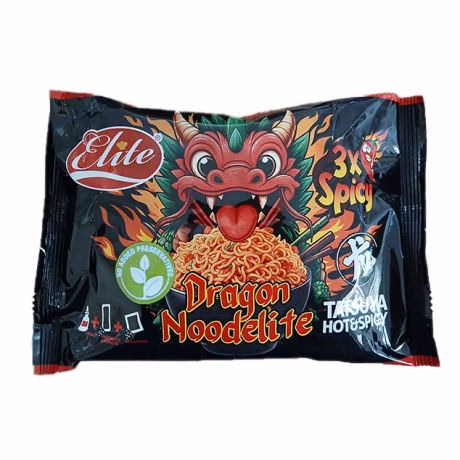 نودالیت دراگون تاتسویا اسپایسی الیت 130 گرم Elit Dragon Tatsuya Spicy Noodle 130g