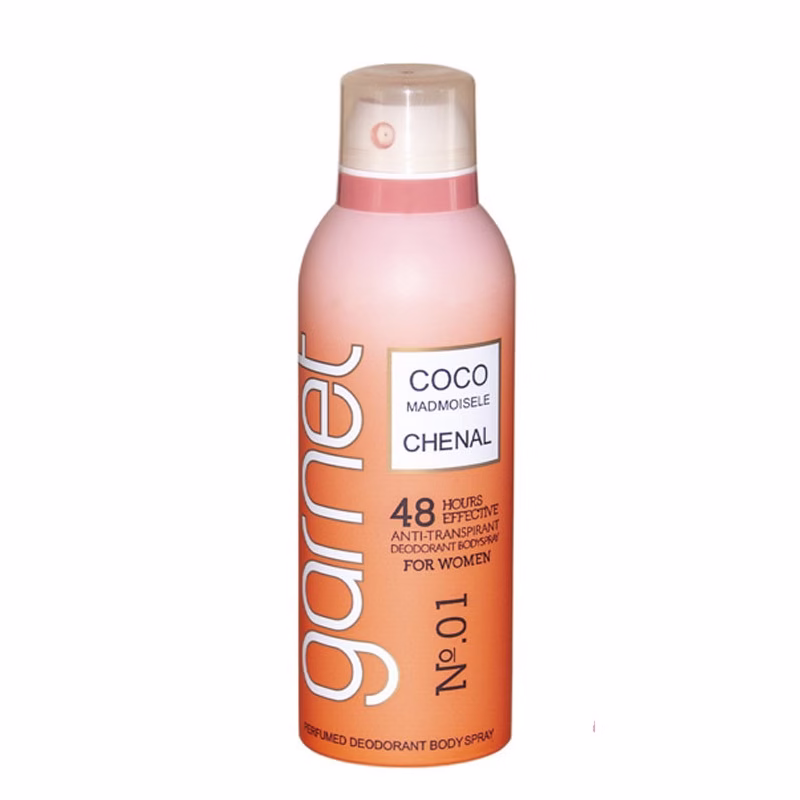 اسپری بدن 200 میل کوکوچنل 01 گارنت Garnet Coco Chanel Body Spray 01 200ml