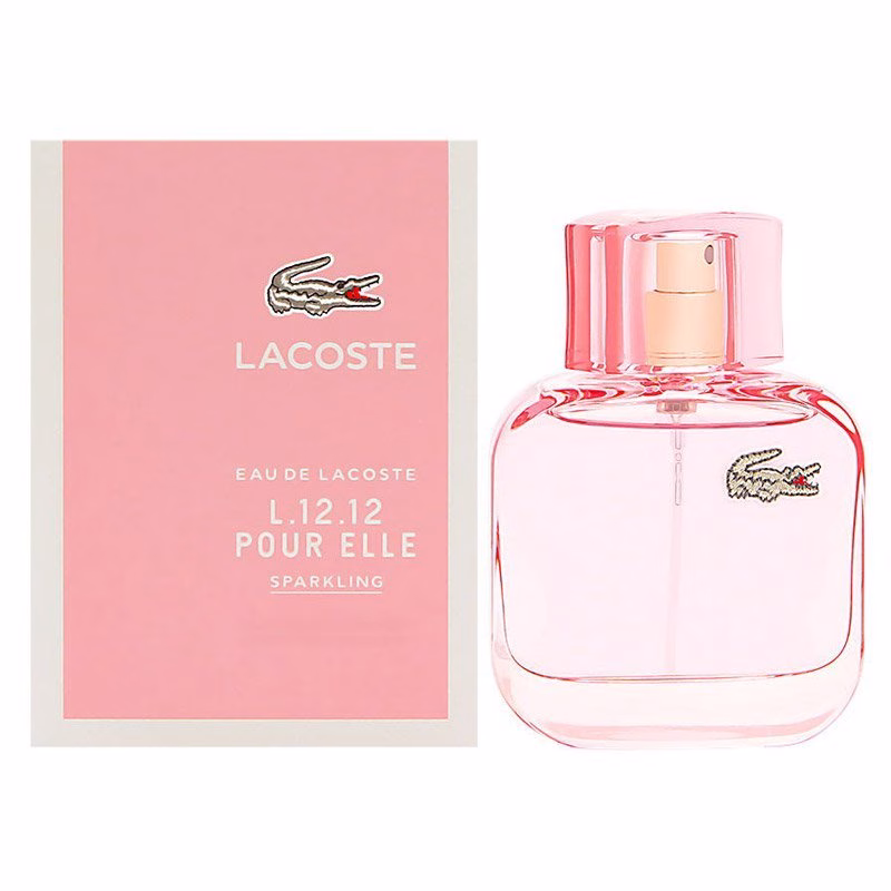 عطر ادکلن زنانه لاگوست ال.۱۲.۱۲ پور ال اسپارکلینگ ۹۰ میل Lacoste L.12.12 Pour Elle Sparkling Eau de Toilette 90ml