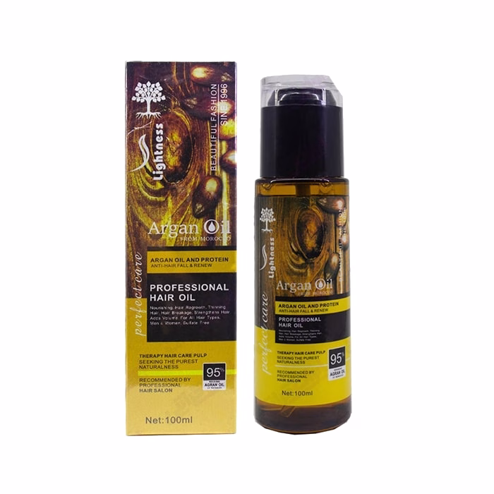 روغن مو آرگان 100 میل لایتنس Lightness Argan Hair Oil 100ml