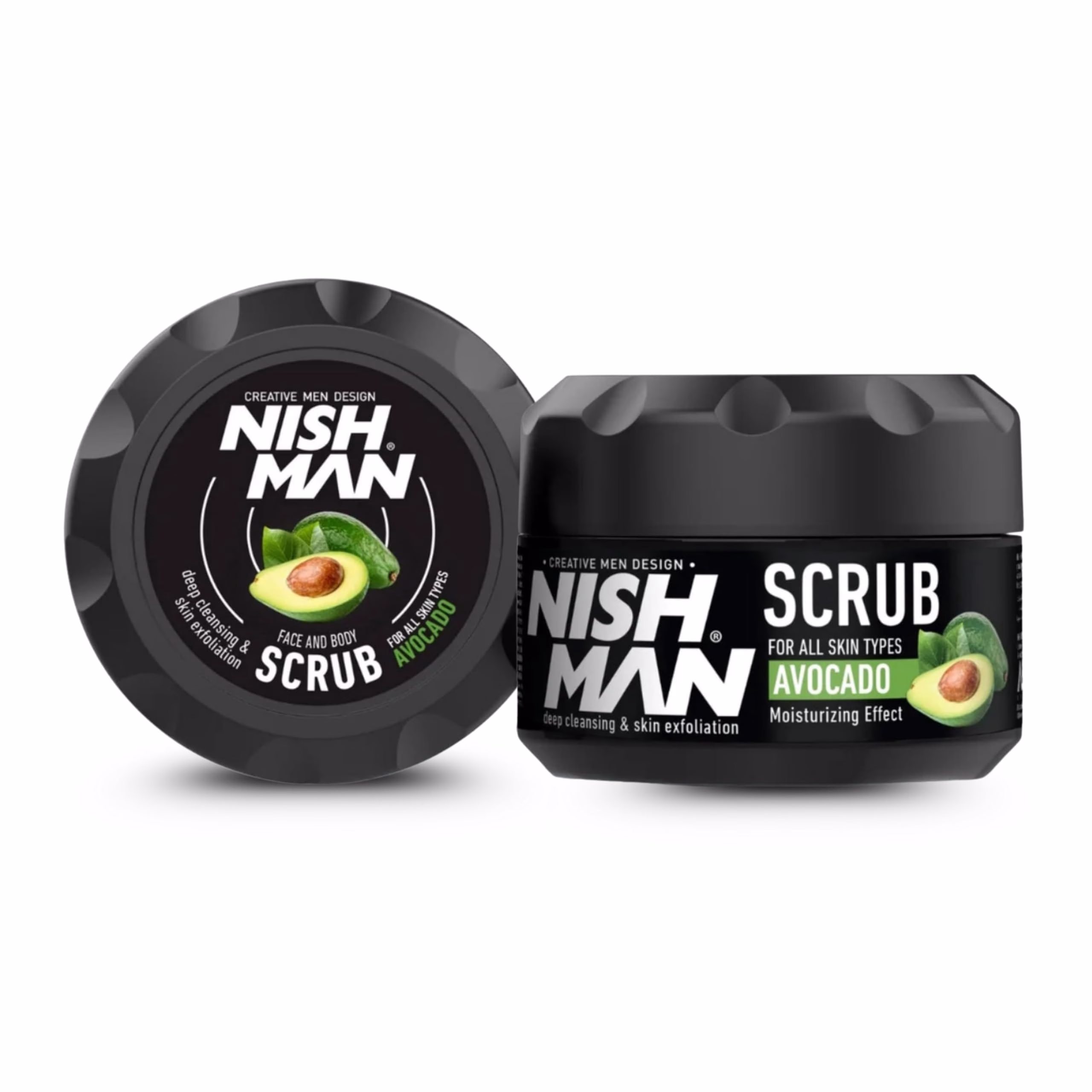 اسکراب صورت هلو نیش من مناسب انواع پوست حجم 300 میلیلیتر Nish Man Peach Face Scrub 300ml