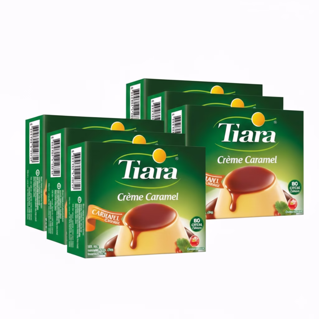 کرم کارامل تیاری بسته 6 عددی
