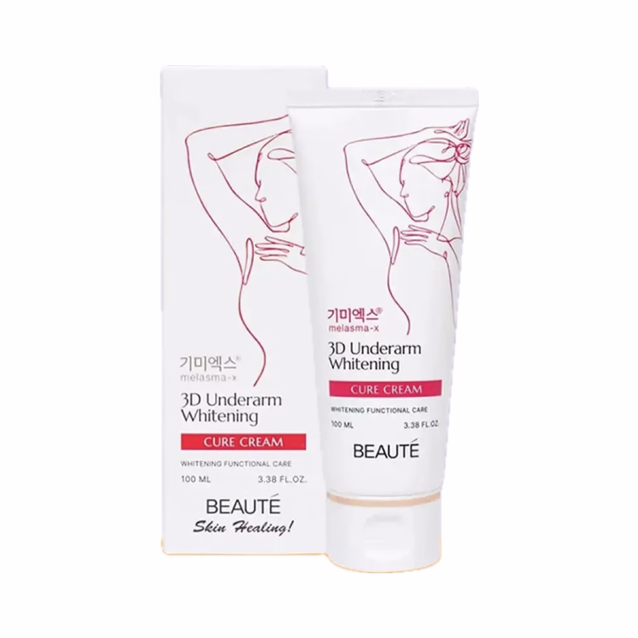 کرم سفید کننده زیر بغل و بیکینی 100 میل BEAUTE Melasma-X 3D Underarm Whitening Cure Cream 100 ml