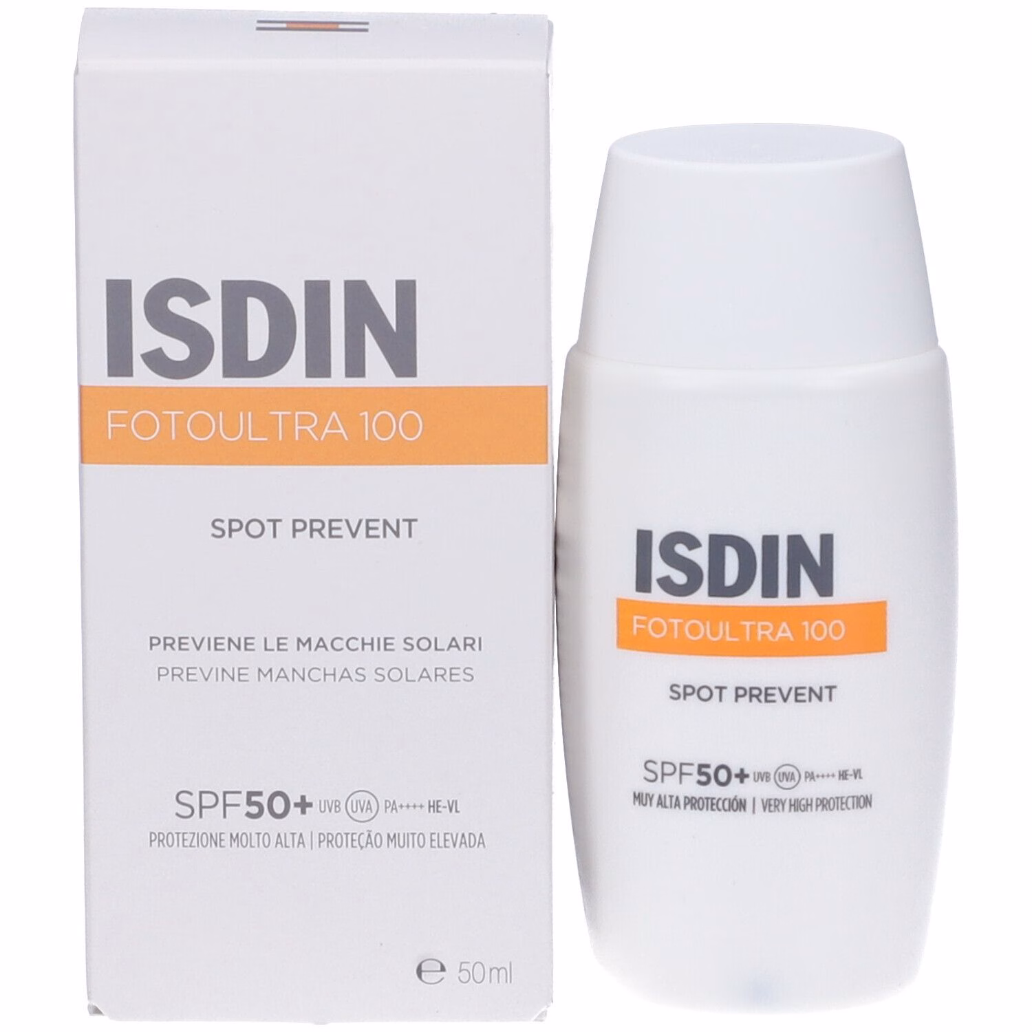 کرم ضدآفتاب ایزدین فوتو اولترا 100 مدل Spot Prevent SPF50+ حجم 50 میل