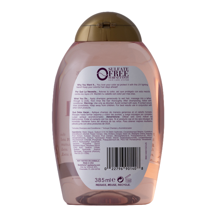 شامپو محافظ رنگ مو روغن ارکید OGX