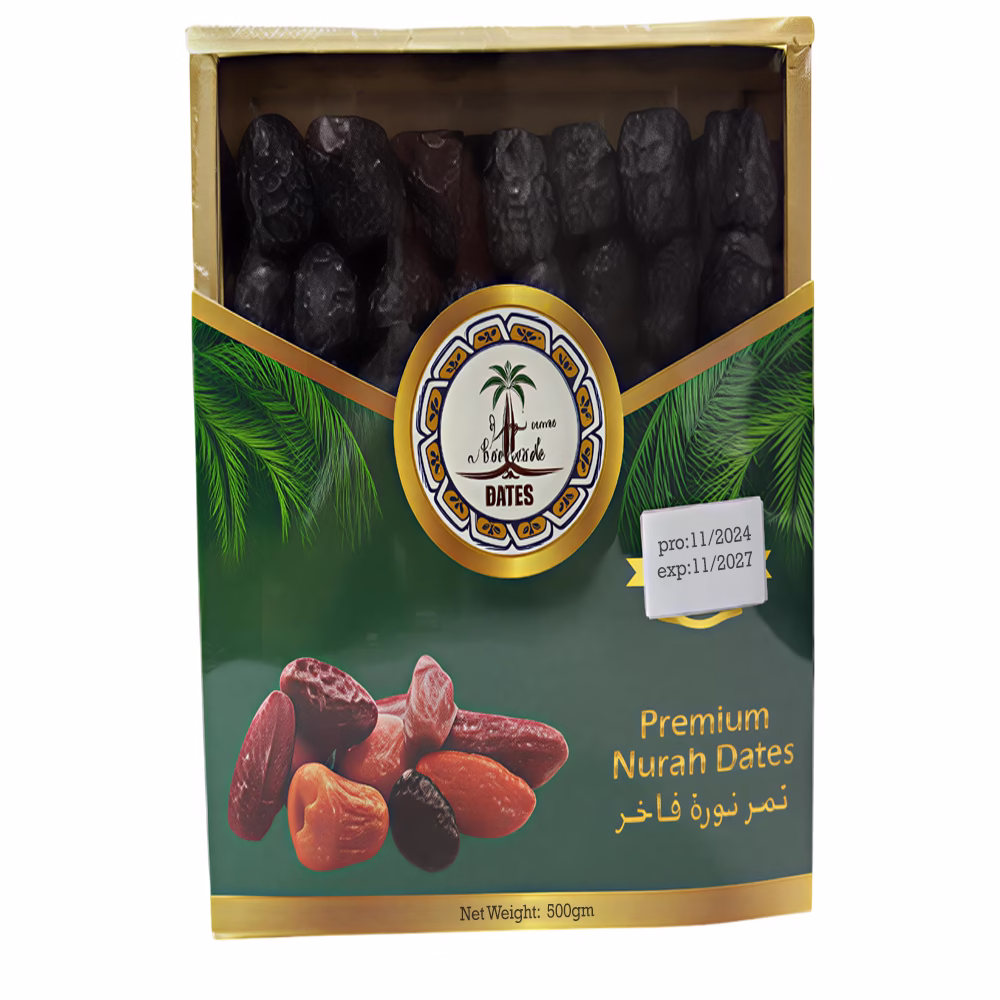 خرما نوره ممتاز 500 گرمی مکه