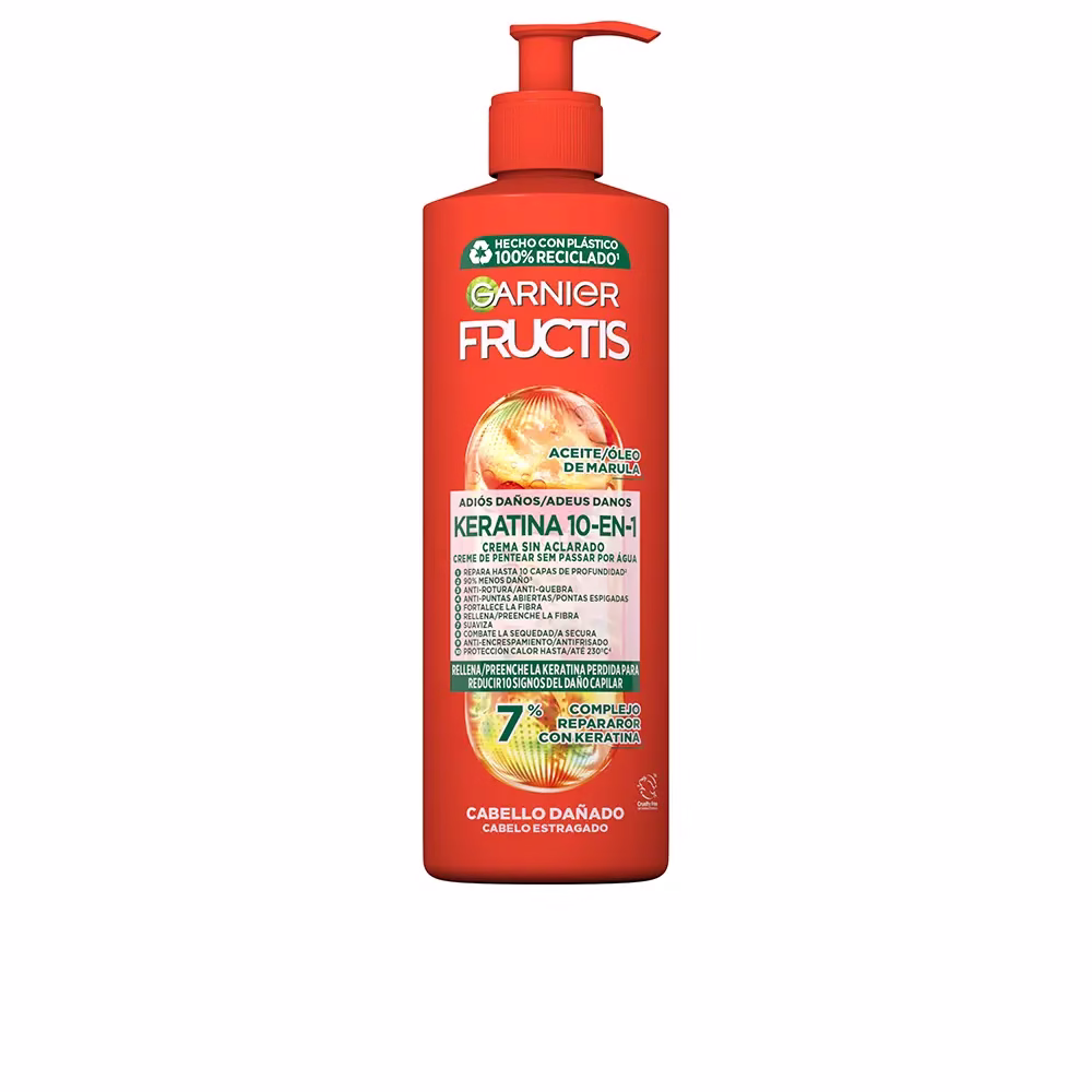 ماسک مو بعد از حمام فاقد سولفات گارنیر مدل Fructis Color Protect (نارنجی) 400 میلیلیتر