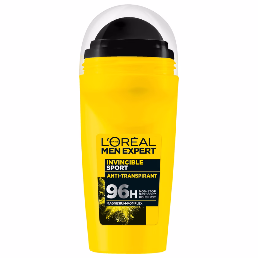 رول ضد تعریق 96 ساعته لورآل من اکسپرت مدل Invincible Sport حجم 50 میل