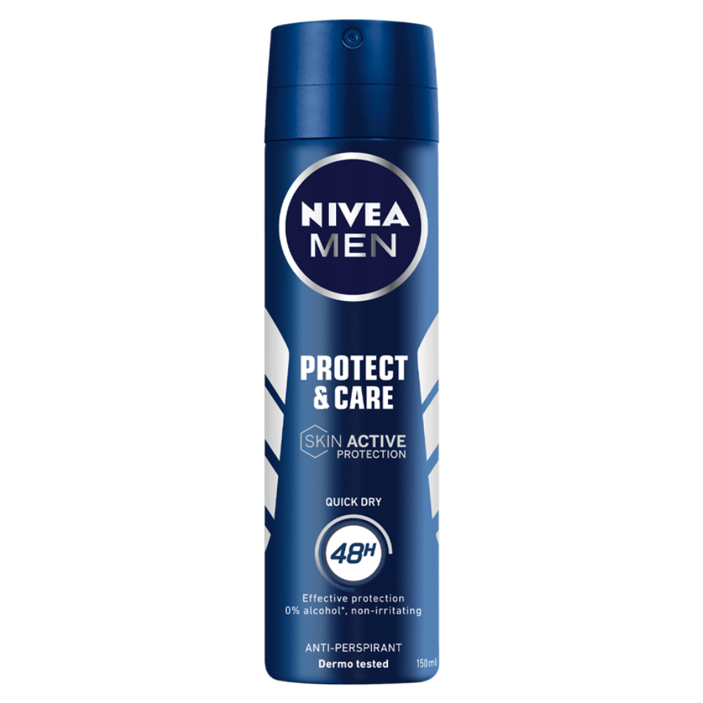 اسپری ضد تعریق مردانه نیوآ مدل Protect & Care – حجم 200 میلیلیتر