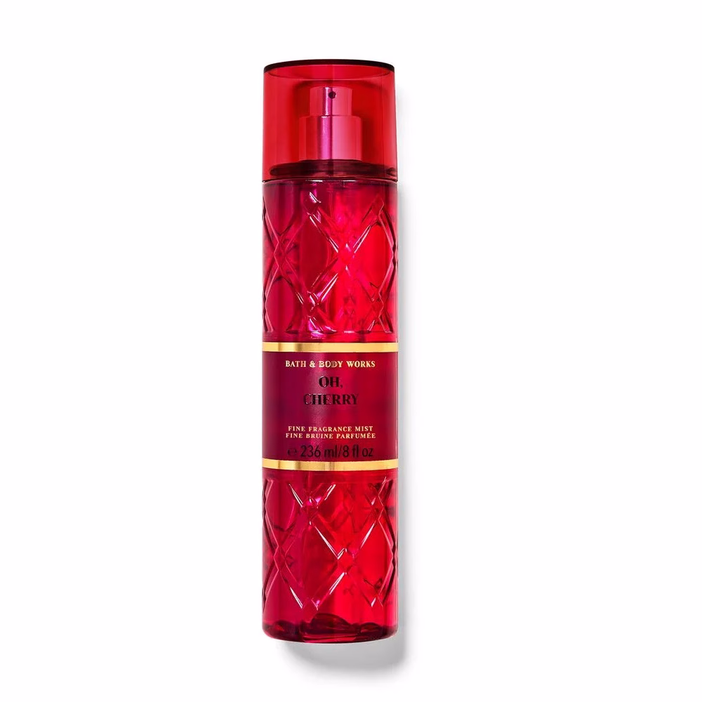 بادی اسپلش 236 میل بس اند بادی ورکز رایحه Oh Cherry Bath & Body Works Oh Cherry Fine Fragrance Mist 236ml