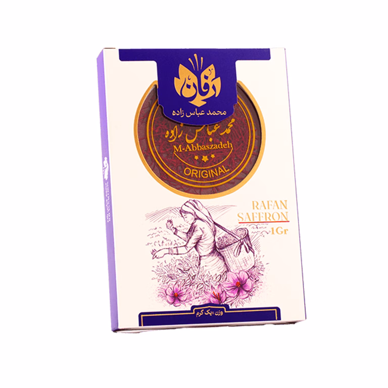 زعفران قوطی وکیوم 1 گرم رفان محمد عباس زاده