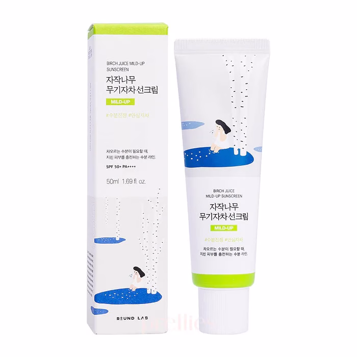 کرم ضد آفتاب بیرچ جوس میلد آپ SPF50+ PA++++ راند لب