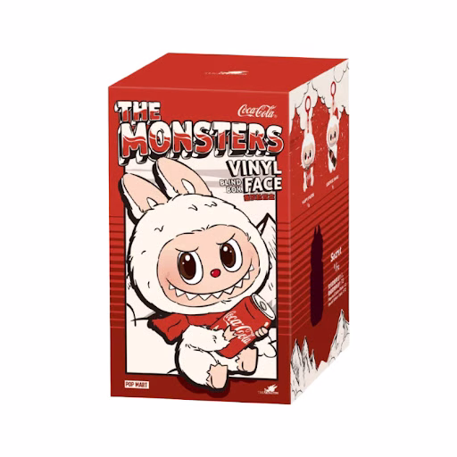 فیگور شانسی لبوبو سری The Monsters کوکاکولا lLabubu The Monsters Vinyl Blind Box Coca-Cola Edition