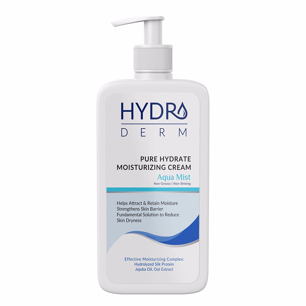 کرم مرطوب کننده پمپی هیدرودرم مدل Pure Hydrate Aqua Mist حجم 500 میلیلیتر
